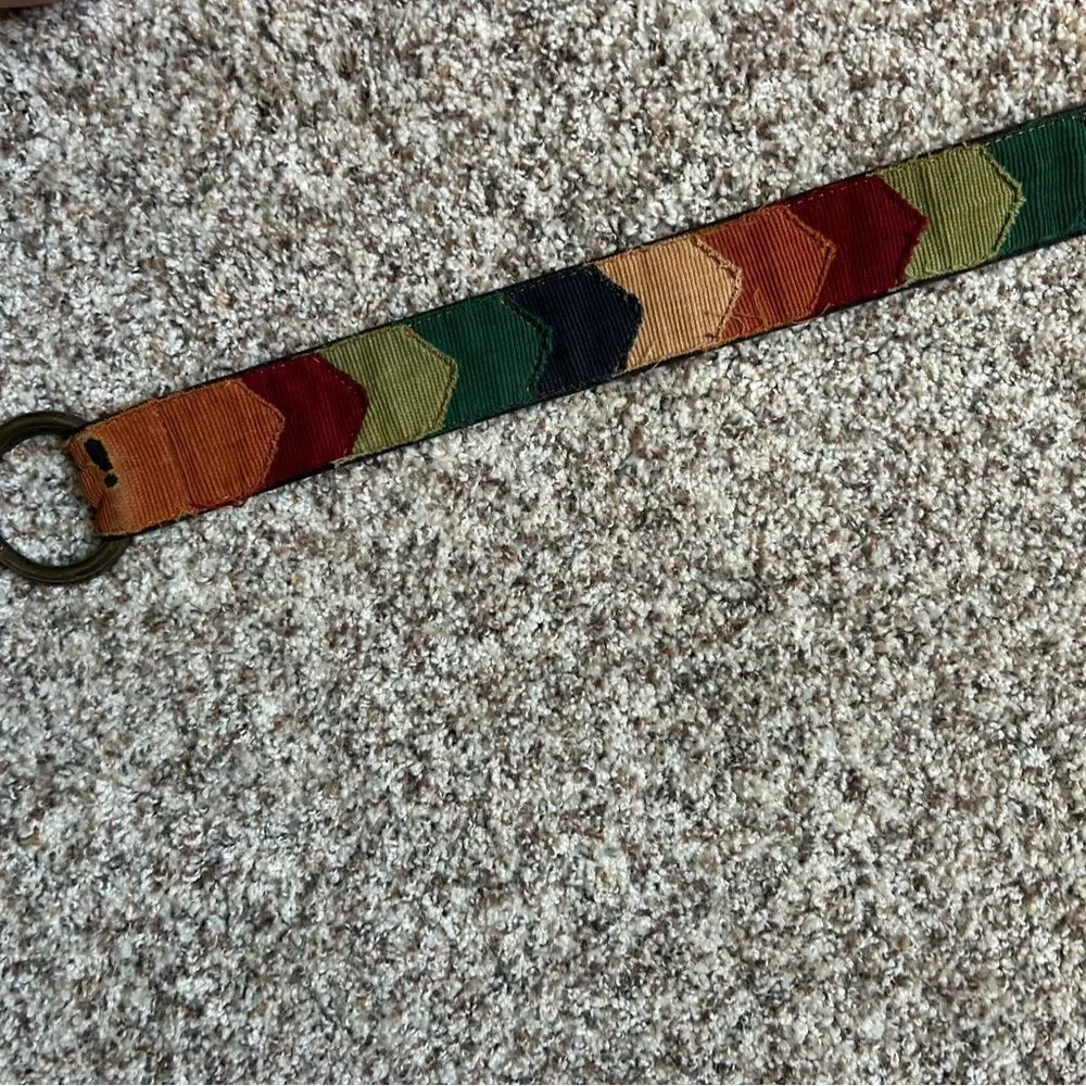 Women’s Multicolor Tapestry Vintage Boho Belt 40 inches